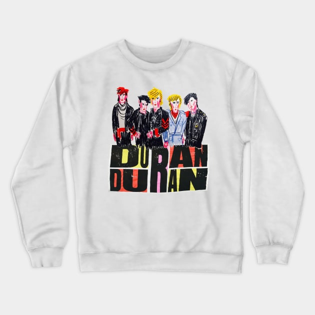 duran duran Crewneck Sweatshirt by world radio 50 podcast